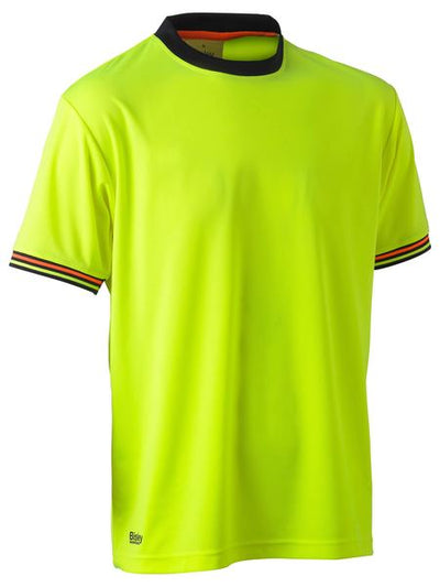 BISLEY HI VIS POLYESTER MESH SHORT SLEEVE T-SHIRT