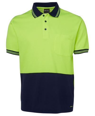 JB'S HI VIS S/S COTTON BACK POLO
