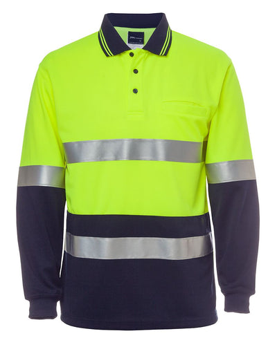 JBS HI VIS L/S (D+N) TRADITIONAL POLO