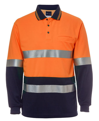 JBS HI VIS L/S (D+N) TRADITIONAL POLO
