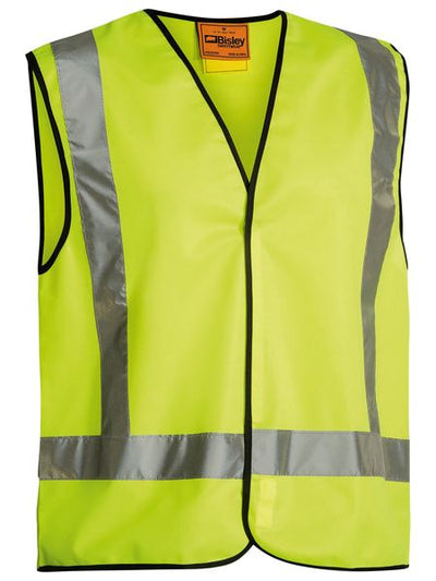 BISLEY TAPED X BACK HI VIS VEST