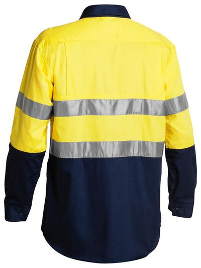 BISLEY TWO TONED HI VIS COOL LIGHTWEIGHT SHIRT
