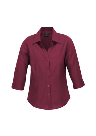 BIZ COLLECTION LADIES PLAIN OASIS 3/4 SLEEVE SHIRT