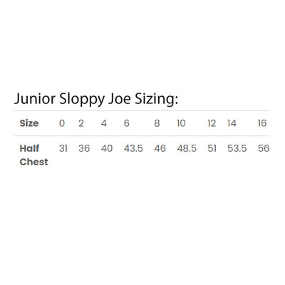 CRAFERS NETBALL CLUB JUNIOR SLOPPY JOE
