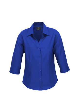 BIZ COLLECTION LADIES PLAIN OASIS 3/4 SLEEVE SHIRT