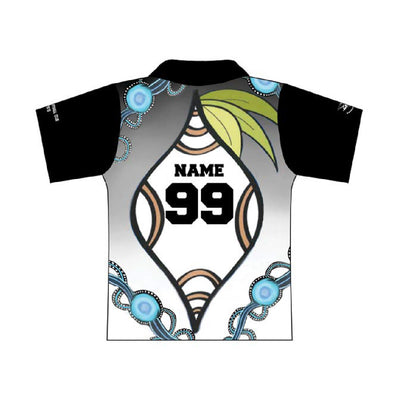 HAHNDORF SOFTBALL SUBLIMATED LADIES INDIGENOUS POLO