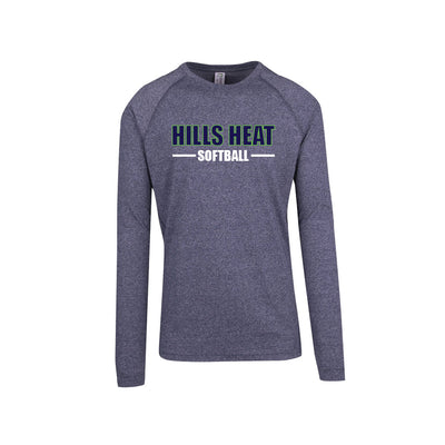 HILLS HEAT SOFTBALL LONG SLEEVE TEE