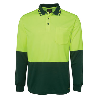 JB'S HI VIS L/S TRADITIONAL POLO