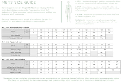 BIZ CARE MENS EASTER V-NECK SCRUB TOP  (ORDER CUT OFF 11th MARCH)