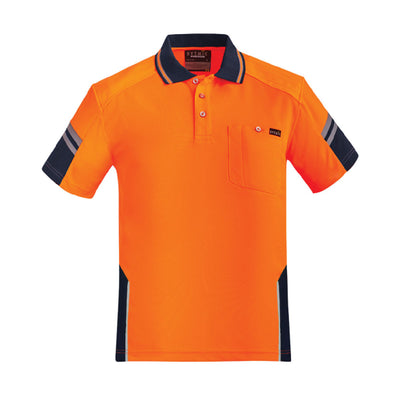 SYZMIK REINFORCED HI-VIS SQUAD POLO