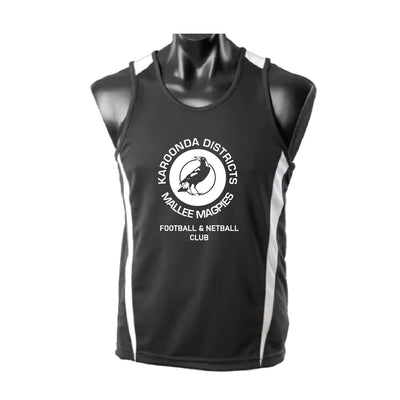 Karoonda Districts Mallee Magpies Singlet (Screen Print)