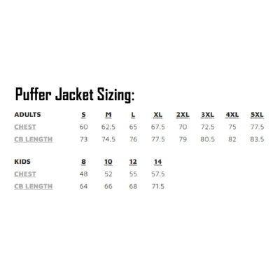 Karoonda Districts Mallee Magpies Puffer Jacket