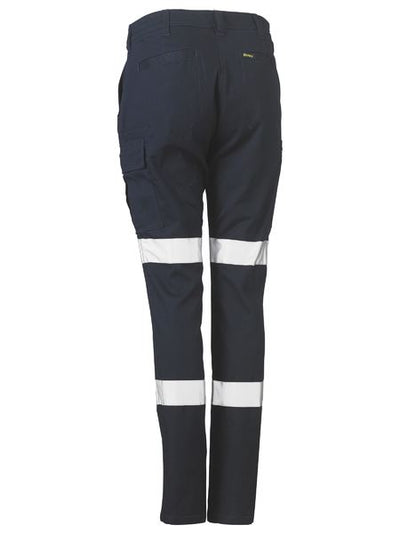 BISLEY WOMENS TAPED COTTON CARGO PANTS