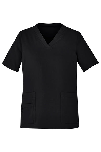 BIZ CARE WOMENS AVERY V-NECK SCRUB TOP