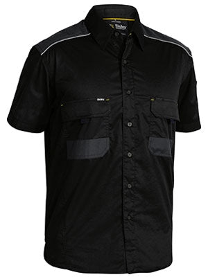BISLEY FLEX & MOVE™ MECHANICAL STRTCH SHIRT - SHORT SLEEVE
