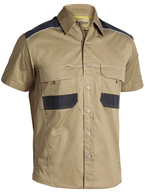 BISLEY FLEX & MOVE™ MECHANICAL STRTCH SHIRT - SHORT SLEEVE