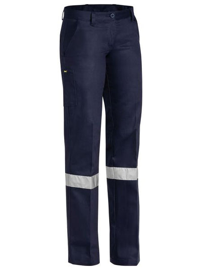 BISLEY WOMENS TAPED ORIGINAL DRILL WORK PANTS