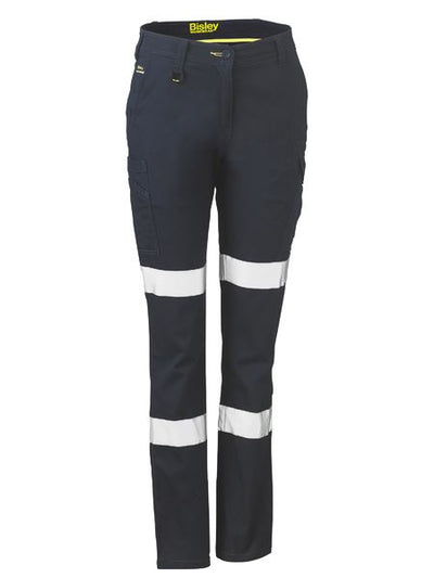 BISLEY WOMENS TAPED COTTON CARGO PANTS