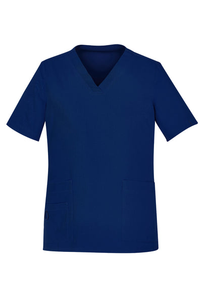 BIZ CARE WOMENS AVERY V-NECK SCRUB TOP
