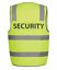 JB's Hi Vis Security Safety Vest with Print
